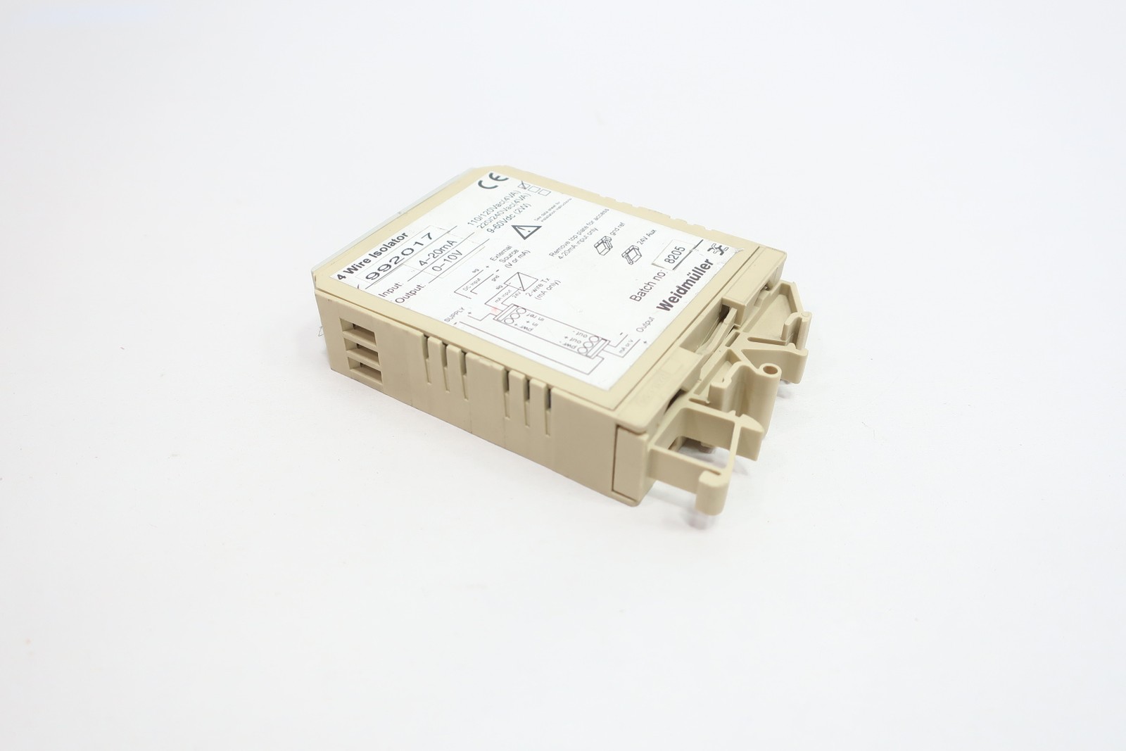 Weidmuller 992017 4-wire Isolator Module 110/120v-ac