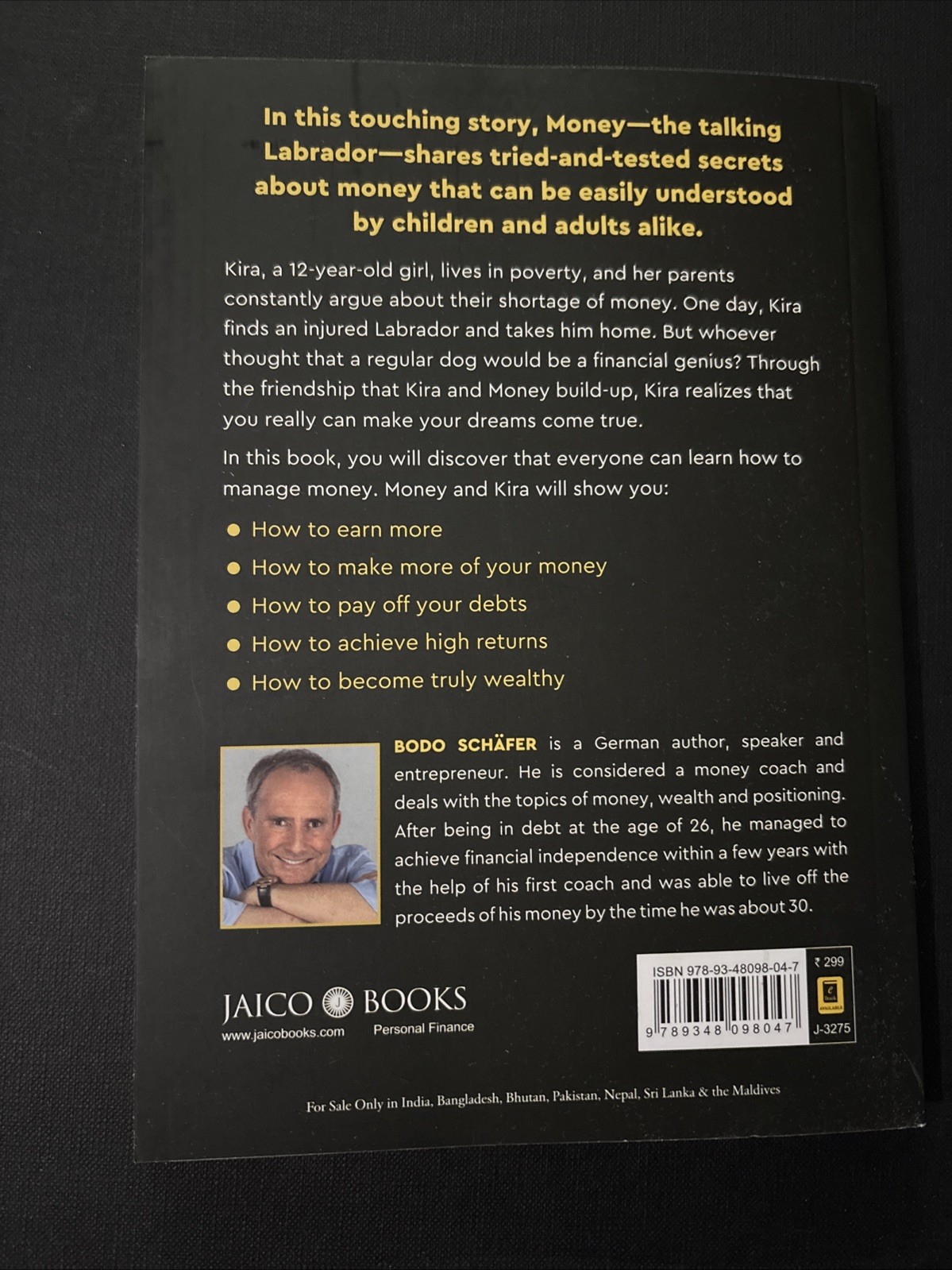 A Dog Called Money by Bodo Schäfer Paperback Brand New Book English
