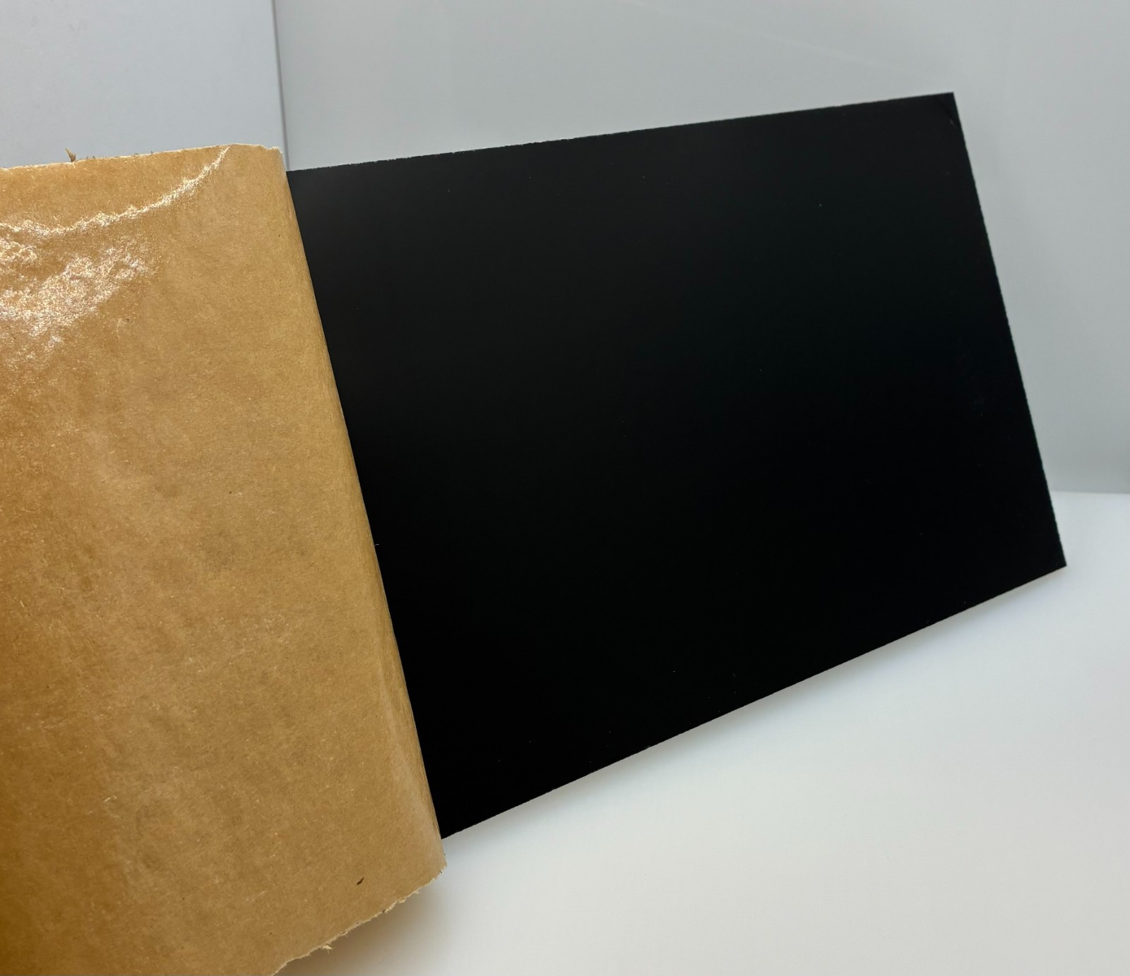 Acrylic Plexiglass Plastic Sheet - 3/8" (9.5mm) Thick - Black - Pick Your Size