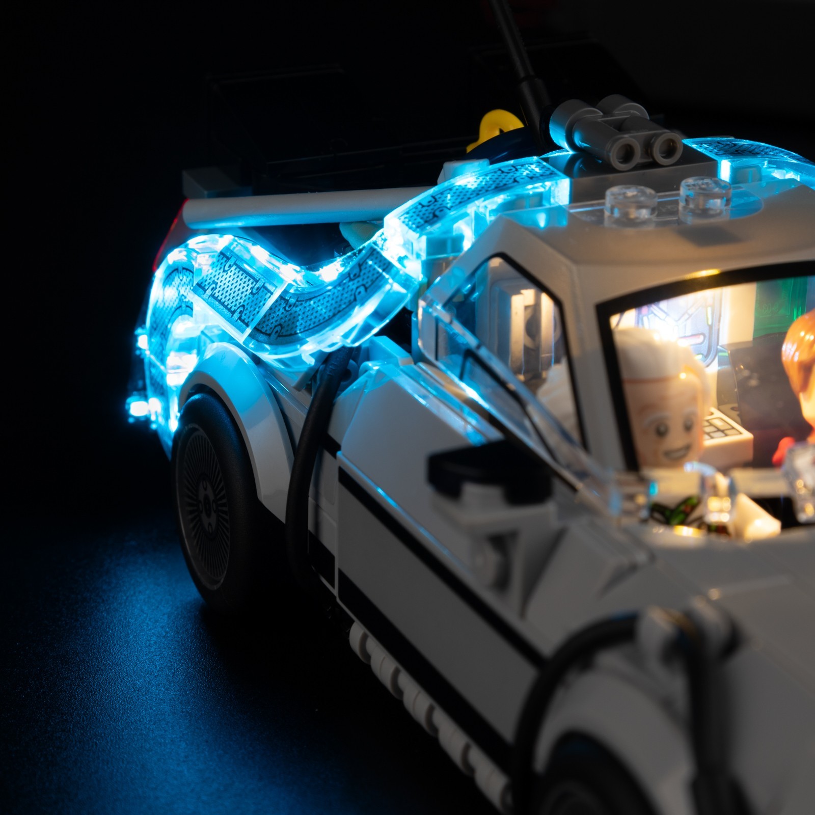 LED Light Kit for LEGO® Time Machine from Back to the Future 77256