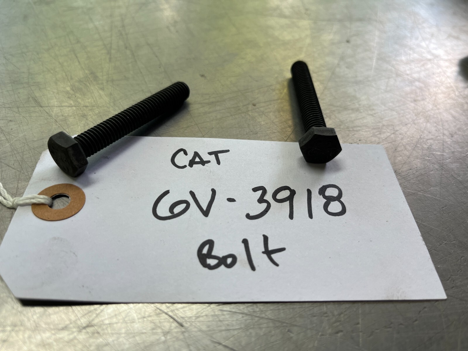 6V-3918  GENUINE OEM  CAT   BOLT   QTY of 2 Bolts   Caterpillar  6V3918