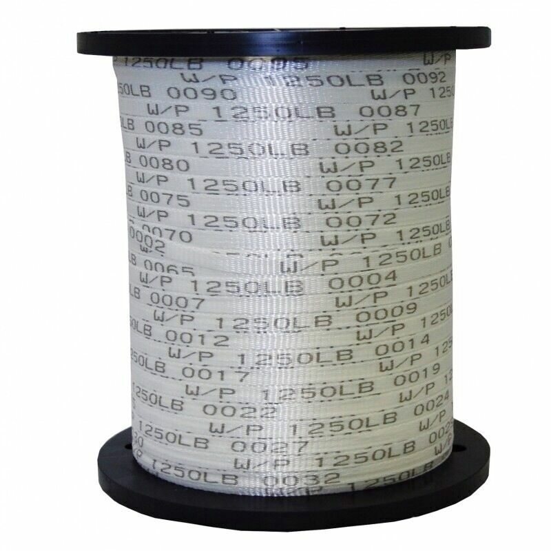 USA Made 1/2" x 500' 1250 Lb Polyester Pulling Tape / Pull Tape