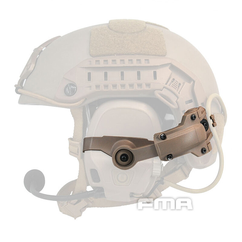 FMA Tactical Connecting Bridge For AMP Noise Reduction Headset FAST Helmet Rail