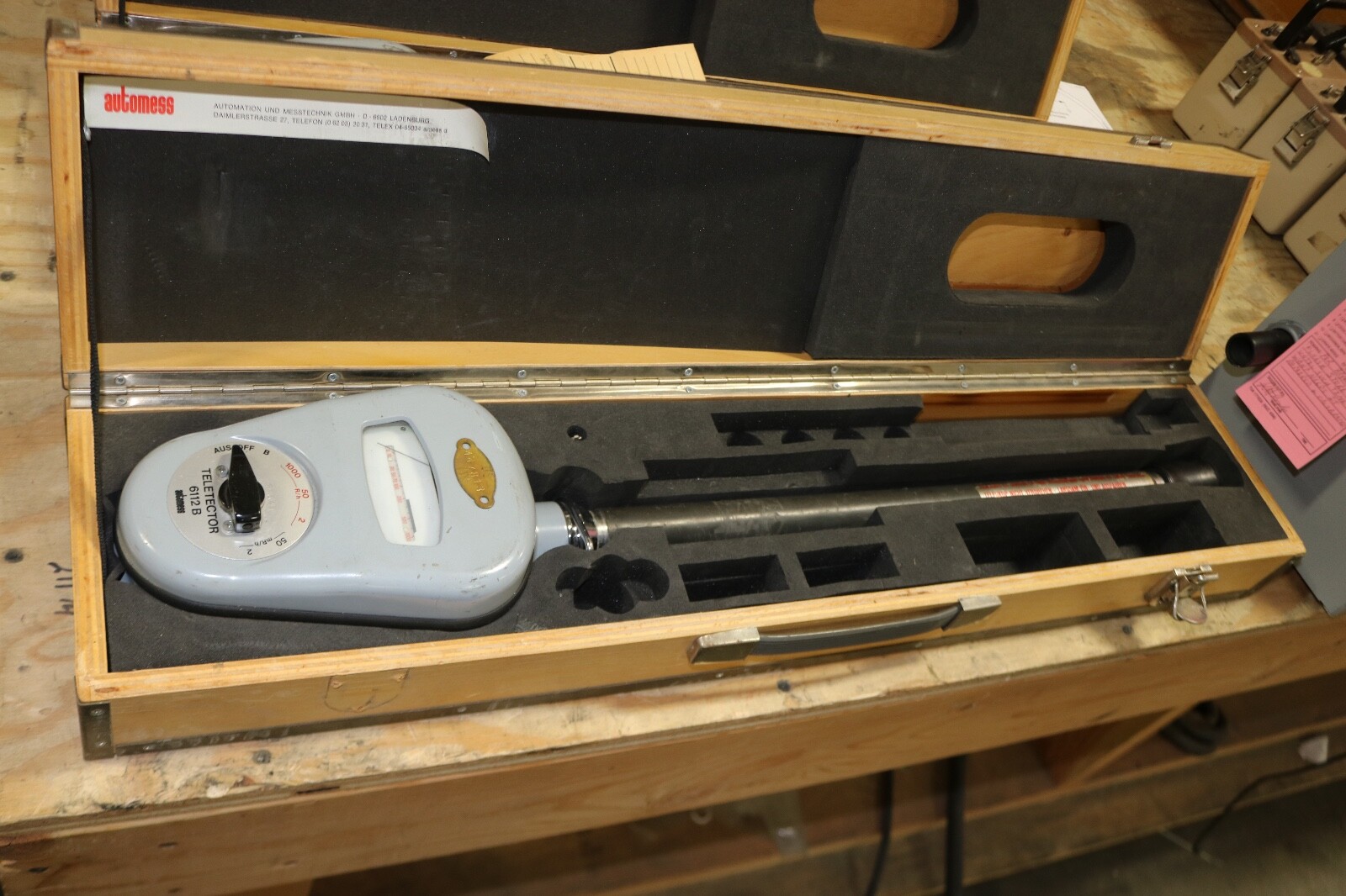 6112B TELETECTOR DOSE RATE METER GAMMA RADIATION METER