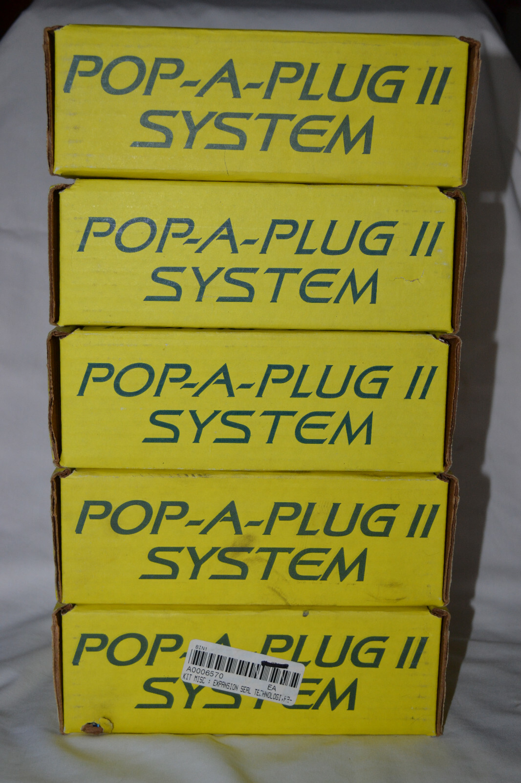 5 Sets Assorted Pop-A-Plug II Kits Curtis-Wright Heat Exchanger Repair Plugs