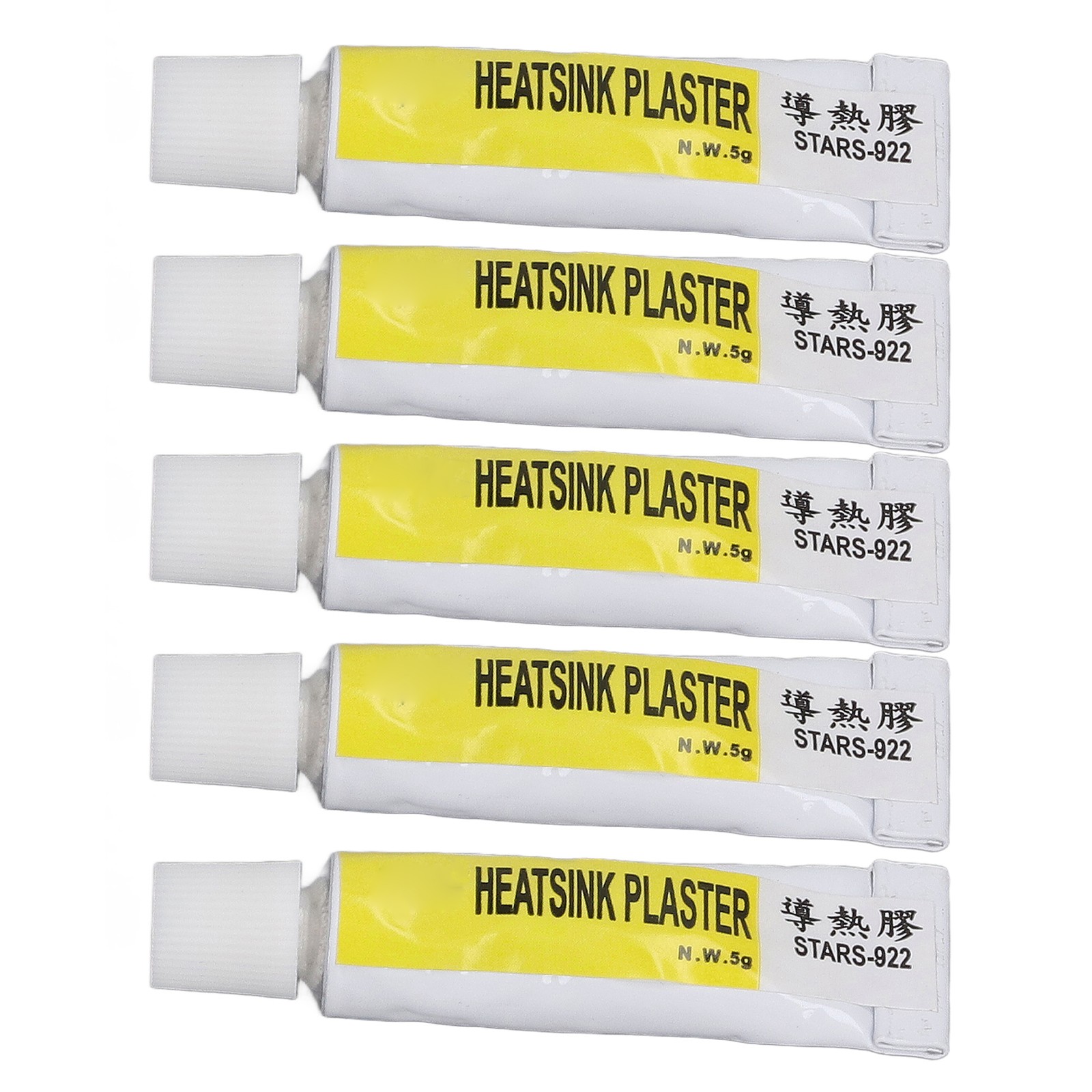 5PCS CPU Thermal Paste High Conductivity For 3D Printers White