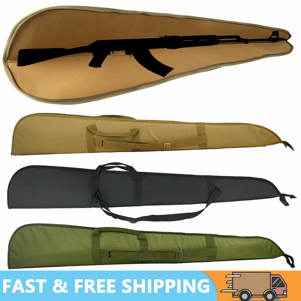 52inch Rifle Case Soft Bag Tactical Gun Storage Carry Padded Hunting Backpack