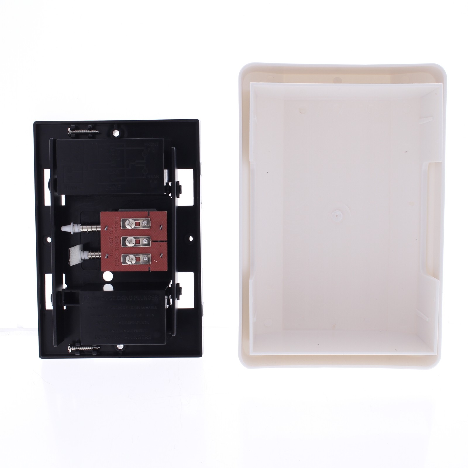 Teiber White 2-Light Push Button Door Chime C105L-W