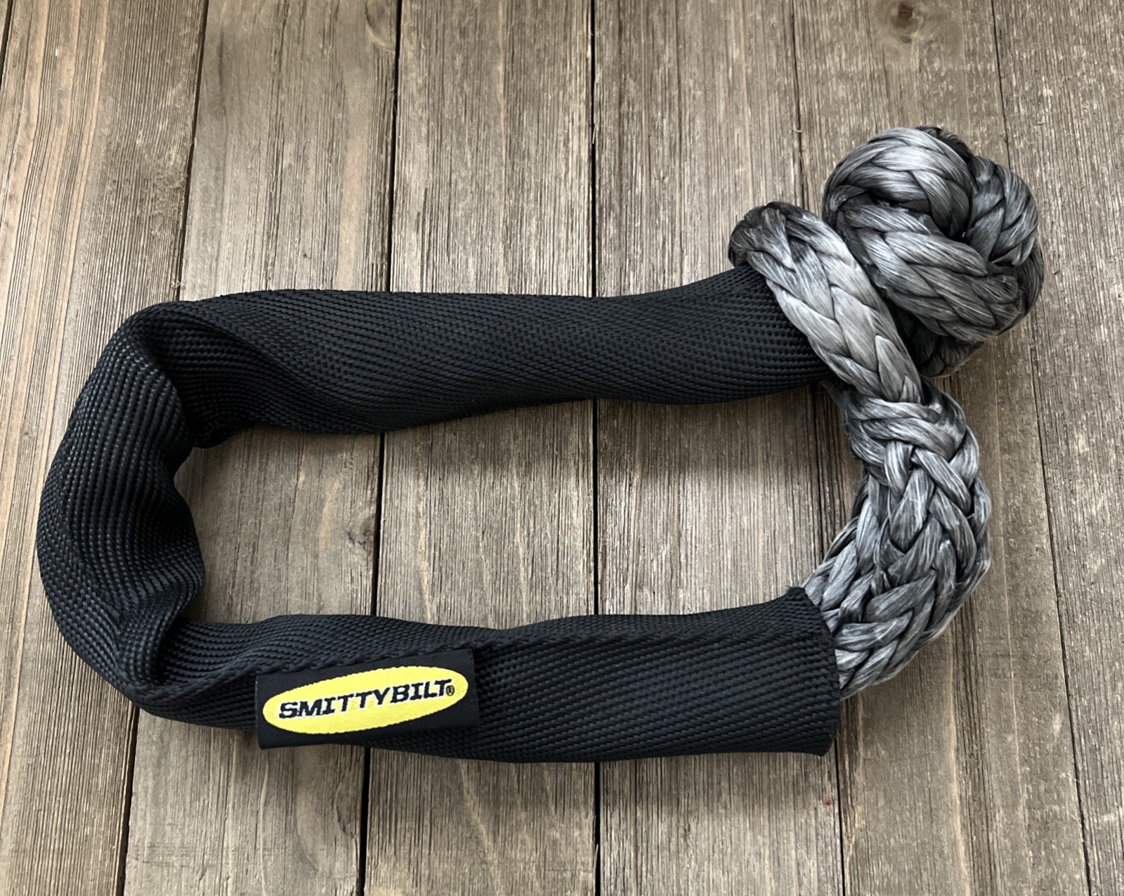 Smittybilt 13051-B Soft Shackle 7/16 in. X 6 in. Soft Shackle Rope w/ Sleeve tow
