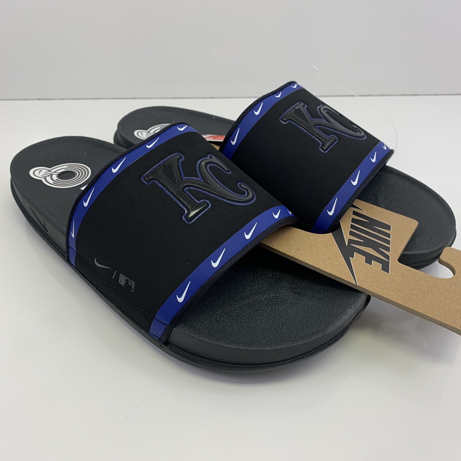 Nike Offcourt Slides Kansas City Royals MLB Men’s Size 10 DH6997-001 No Box