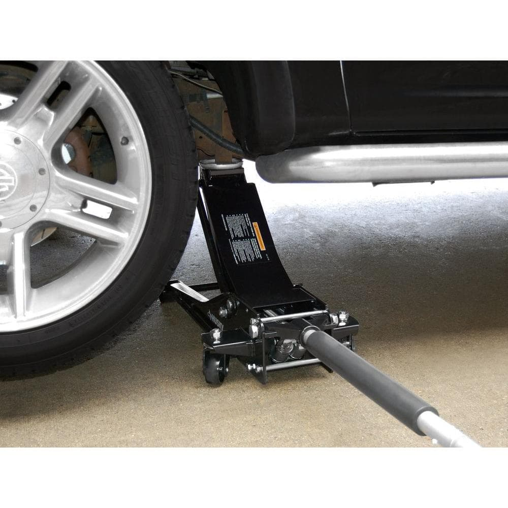 Low Profile Floor Jack w/ Speedy Lift 3-Ton Dual Pump Design Rust Resistant Tool