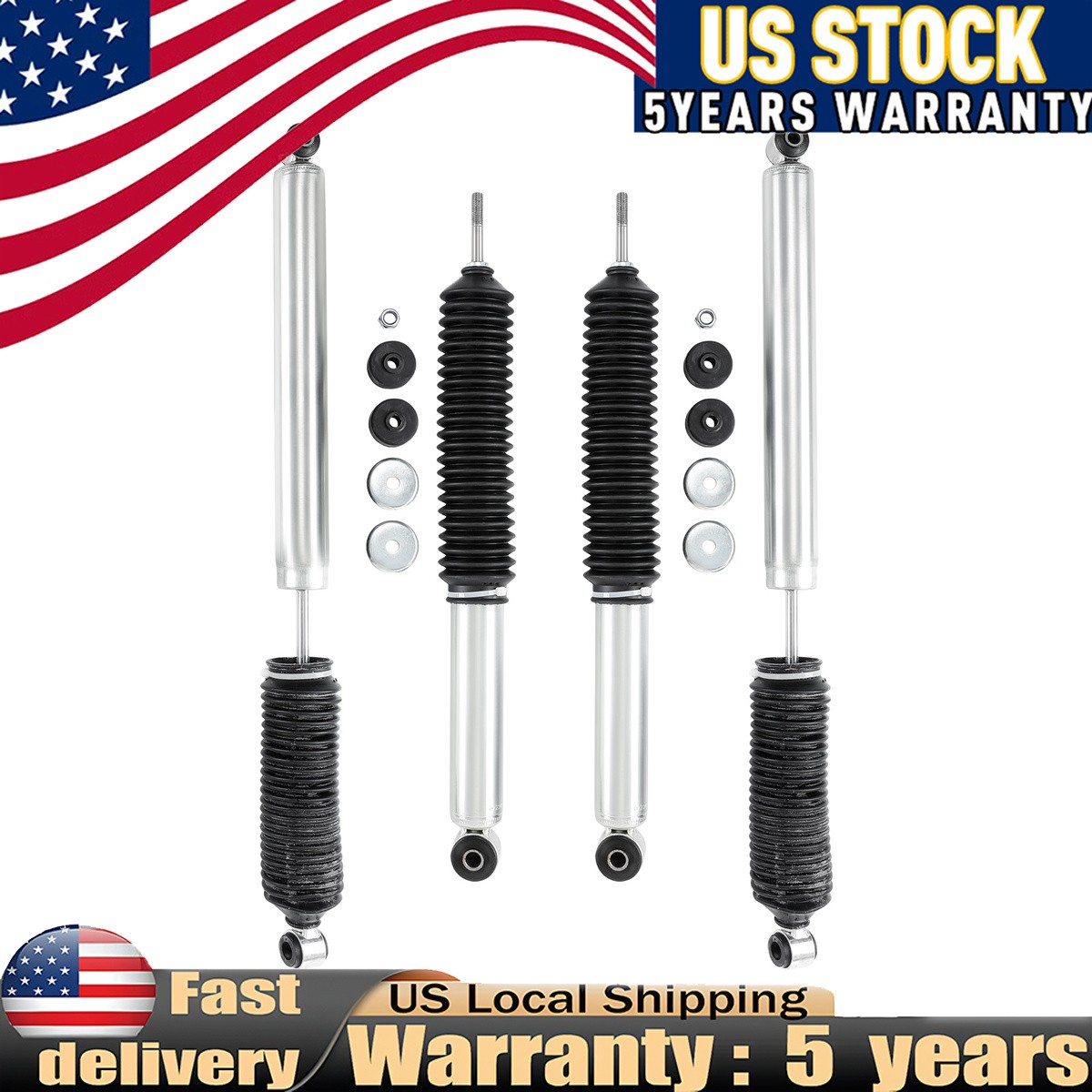 24-186025 B8 5100 Front Rear Shocks For 05-2016 F-250 / F-350 Super Duty US