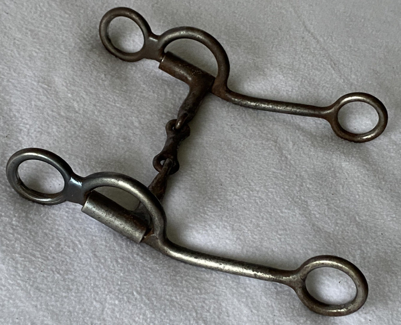HAND MADE Sweet Iron 5" DogBone Snaffle Mouth BIT~8" Cheek~DUTTON?~GREAT Using