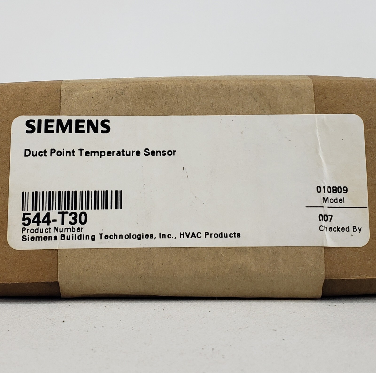 Siemens/Staefa Duct Point Temperature Sensor, 544-T30, 010809
