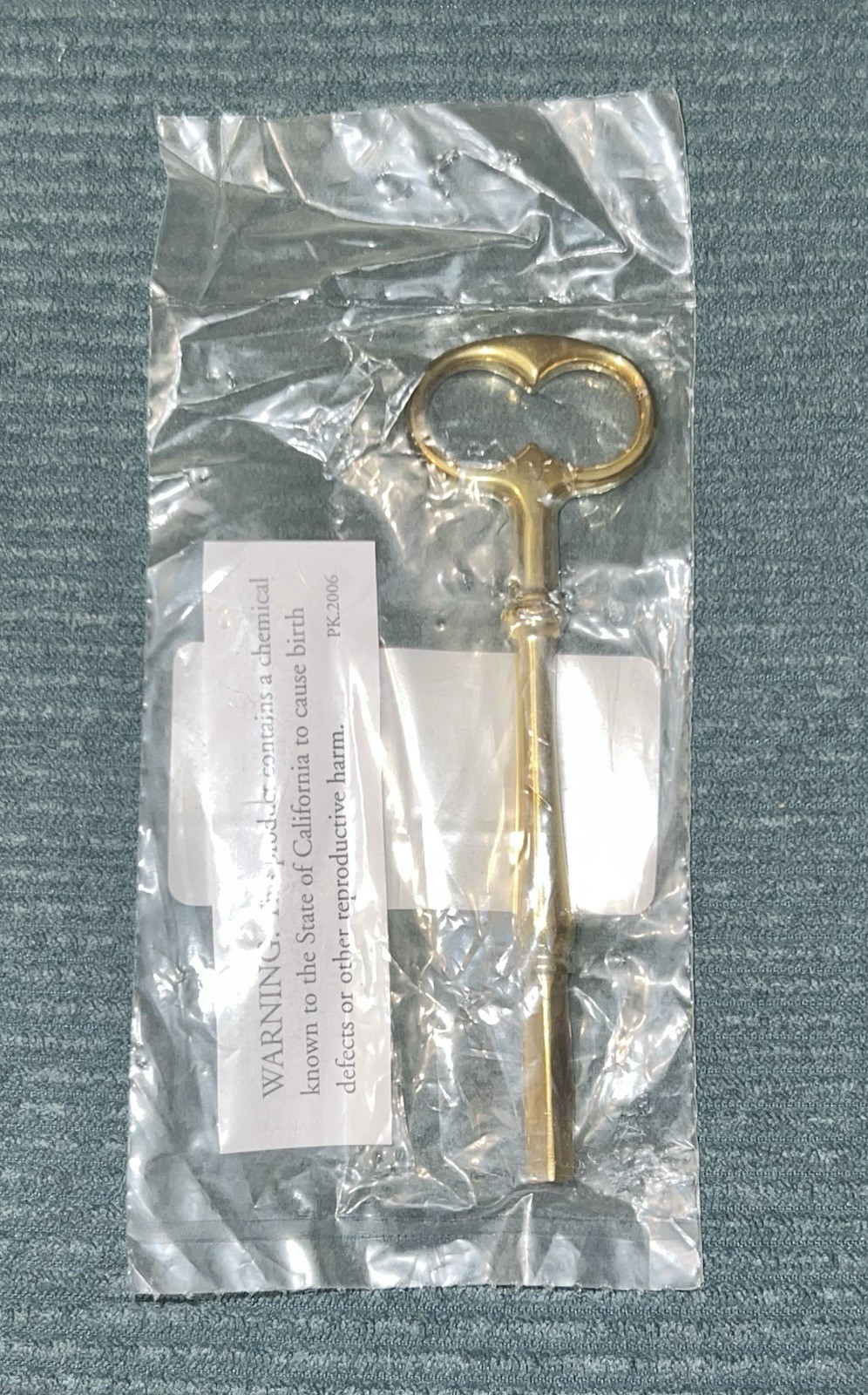 New Baldwin 6703.031 Emergency Release Key Vintage Brass BIT KEY