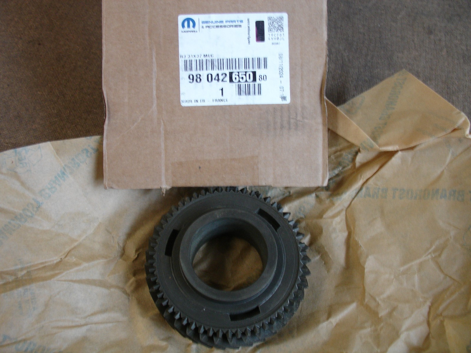 9804265080 3rd Gear Pinion For Citroen C4 II 2009-2016