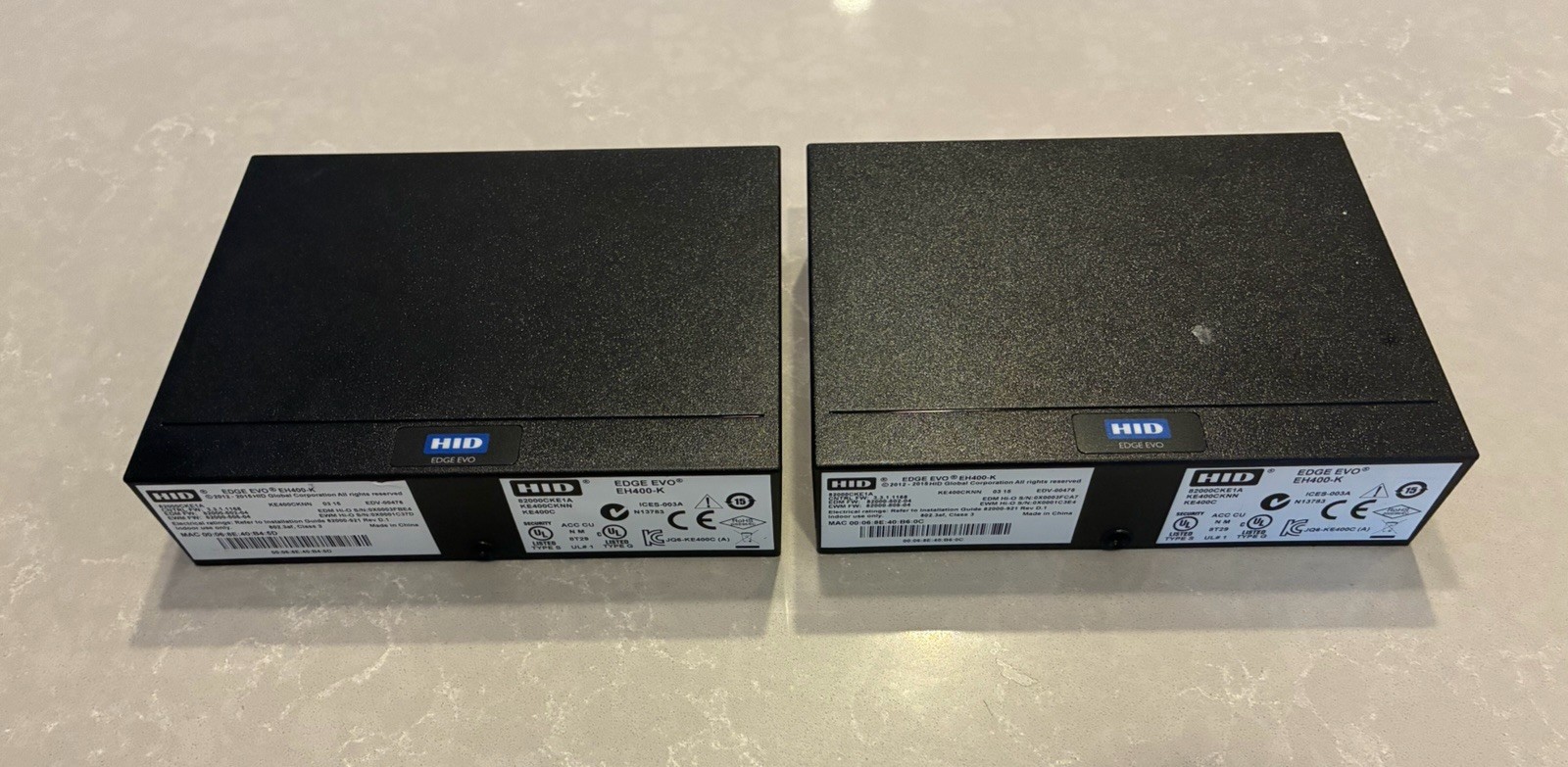 Lot Of 2 HID Edge EVO EH400-K Door Access Controller Untested