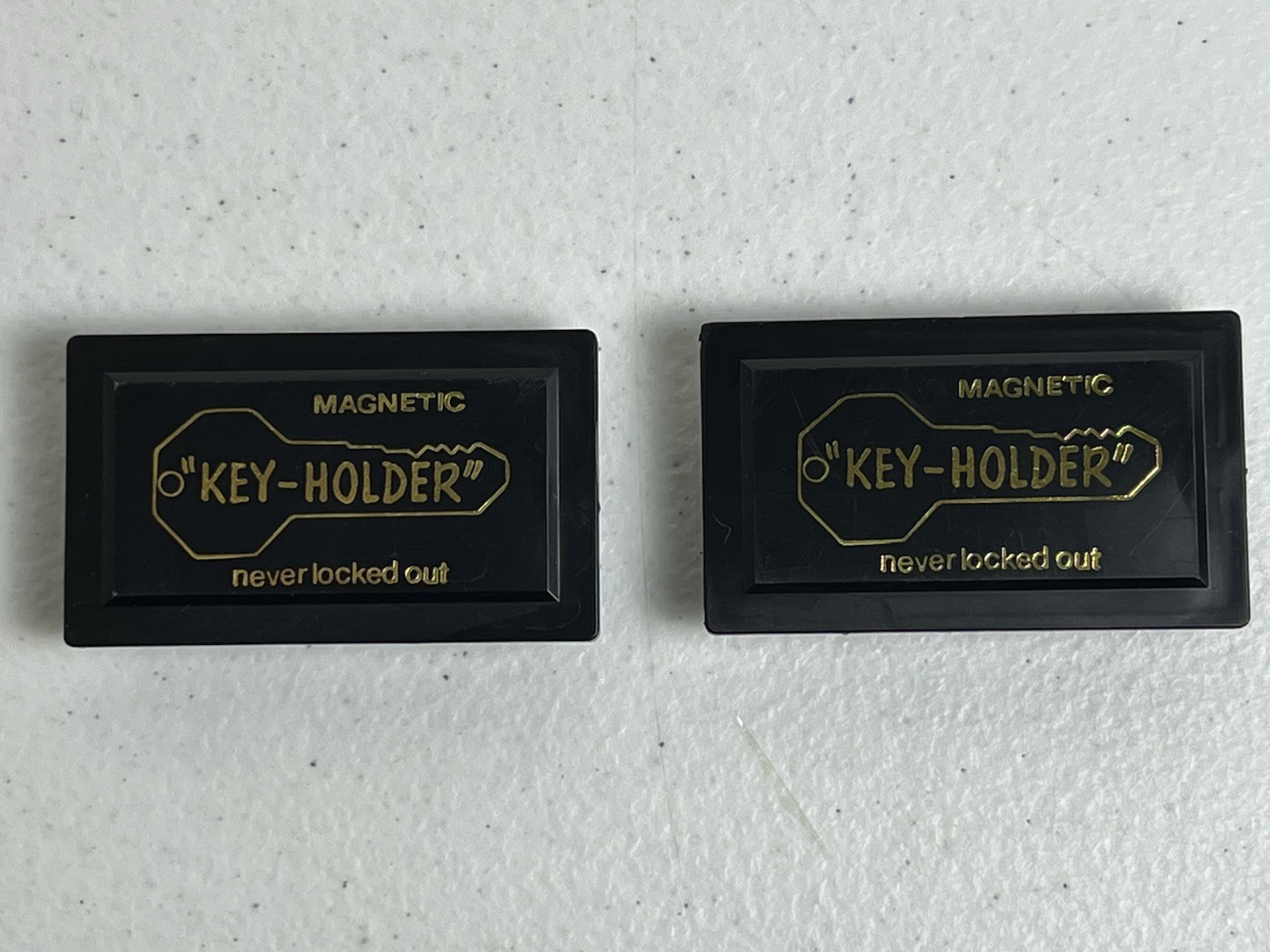 Lot of 2 Magnetic Key Case Holder Hide A Spare Key Storage Hideakey