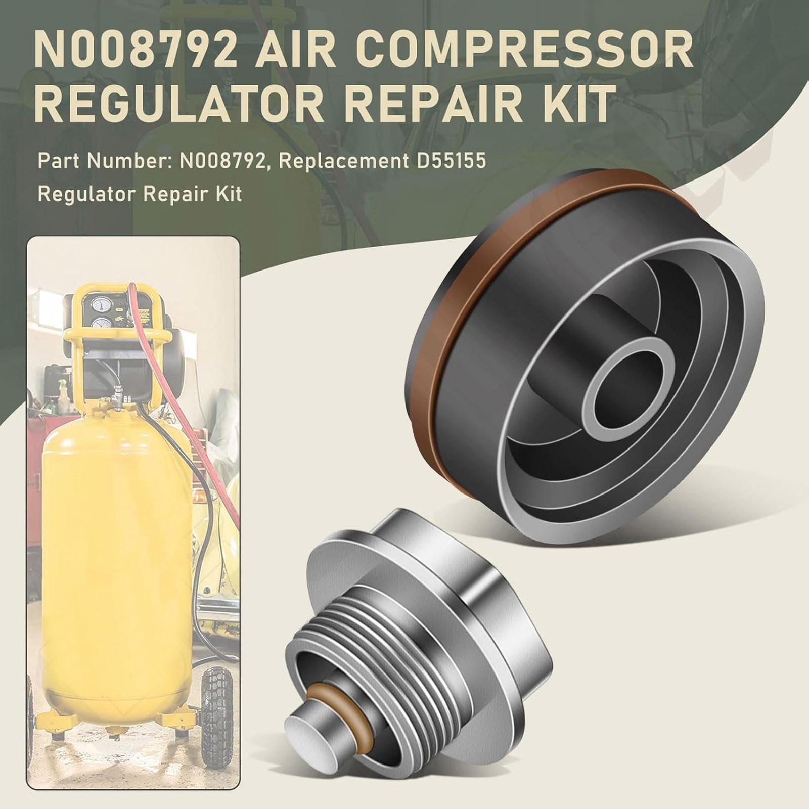 Easy Install Air Compressor Regulator Repair Kit For DeWalt D55146 / D55155