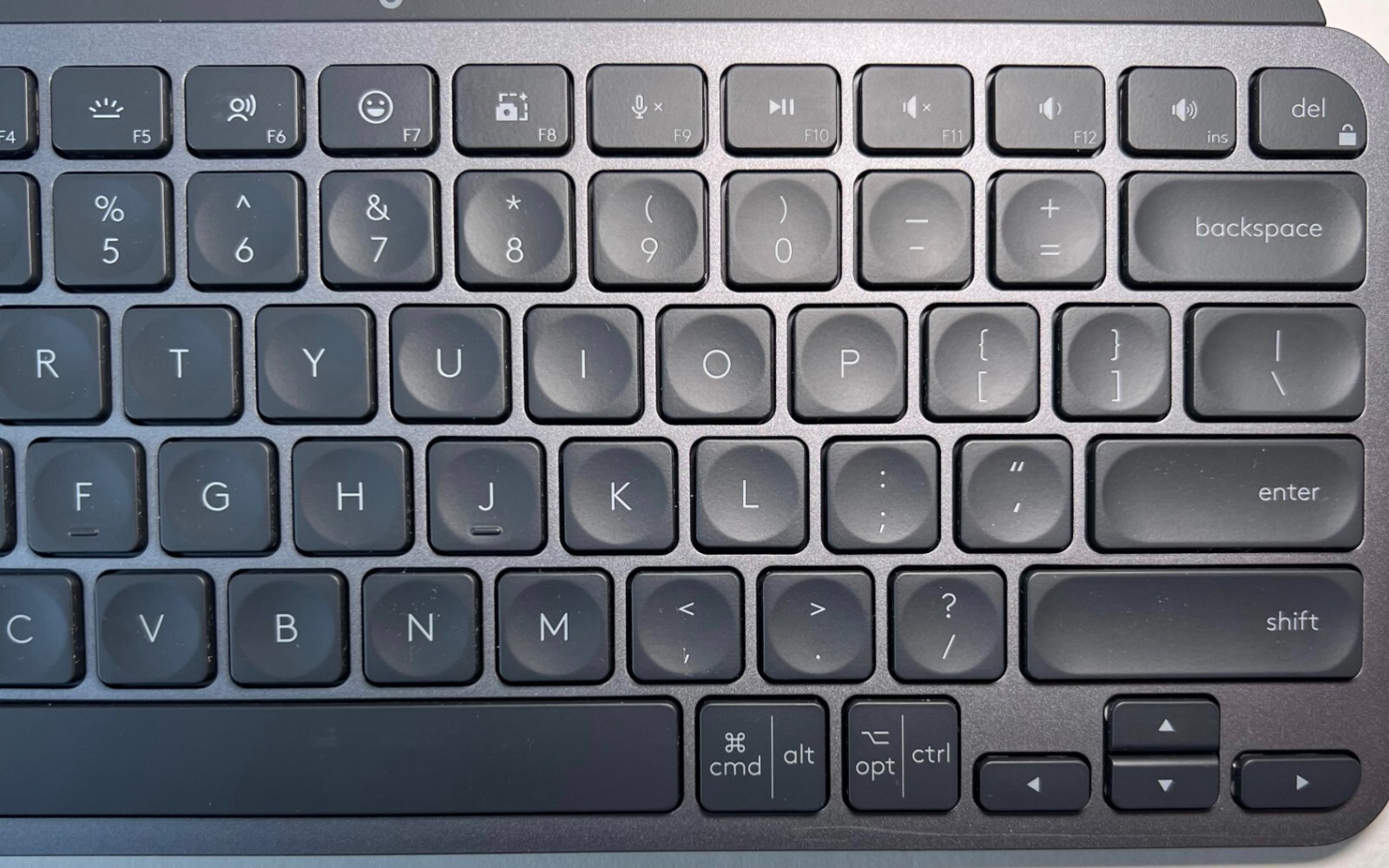 Logitech MX Keys Mini GRAPHITE REPLACEMENT KEYBOARD KEYCAPS KEYS (YR0084)