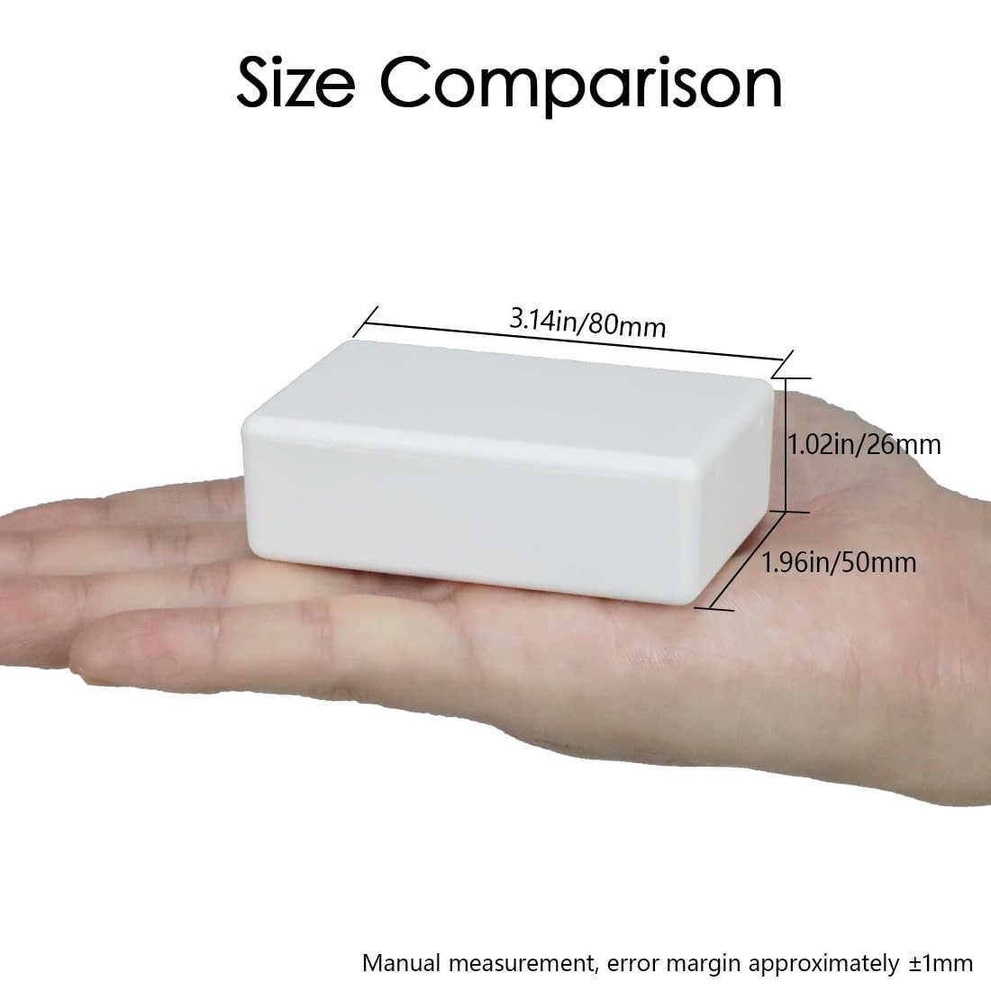 Project Box 5 Pieces ABS Plastic Electrical Project Case Small Junction Box for