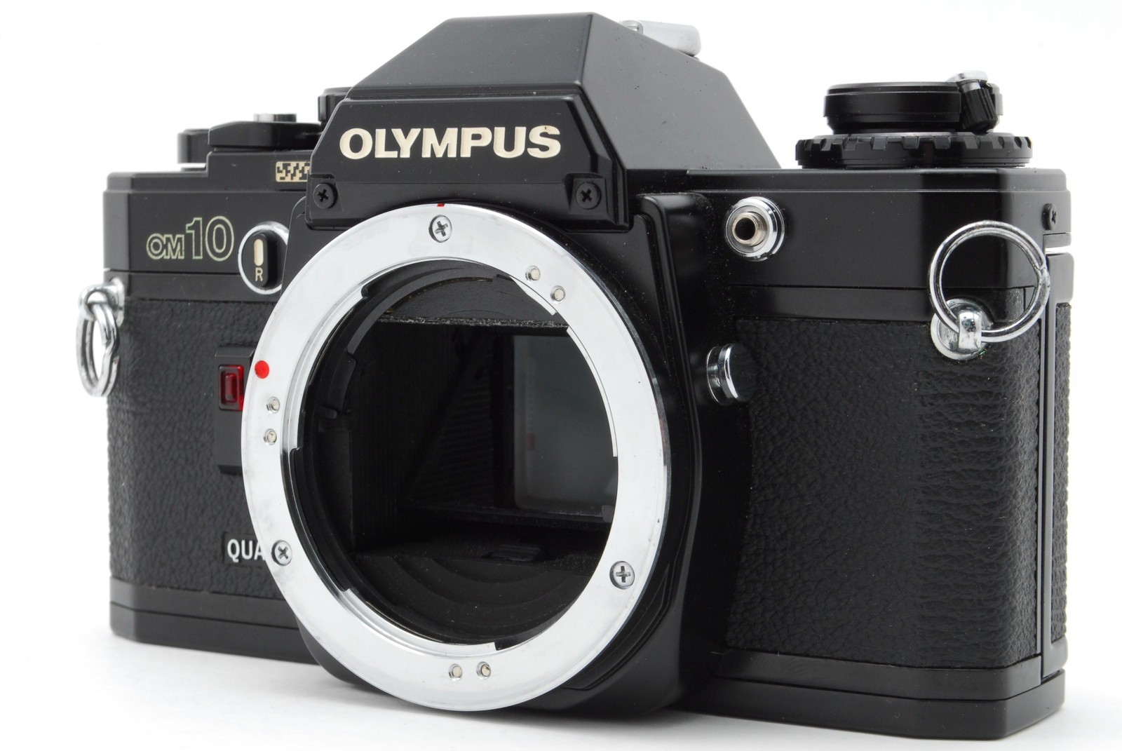 [NEAR MINT+++] Olympus OM10 Quartz 35mm SLR Film Camera Black Body From JAPAN