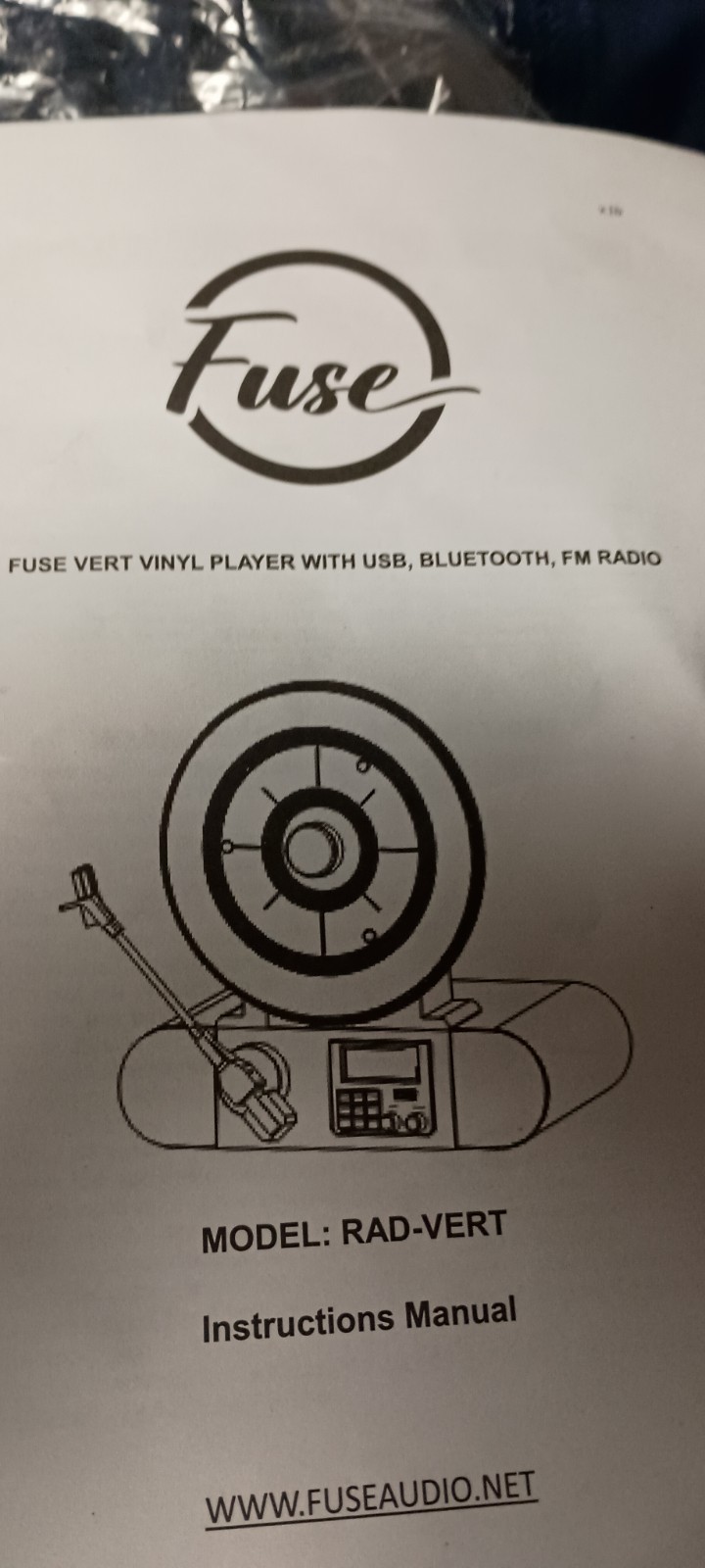 Vert AT Vertical Record Audio Player & System Rad-Vert Turntable Record Player