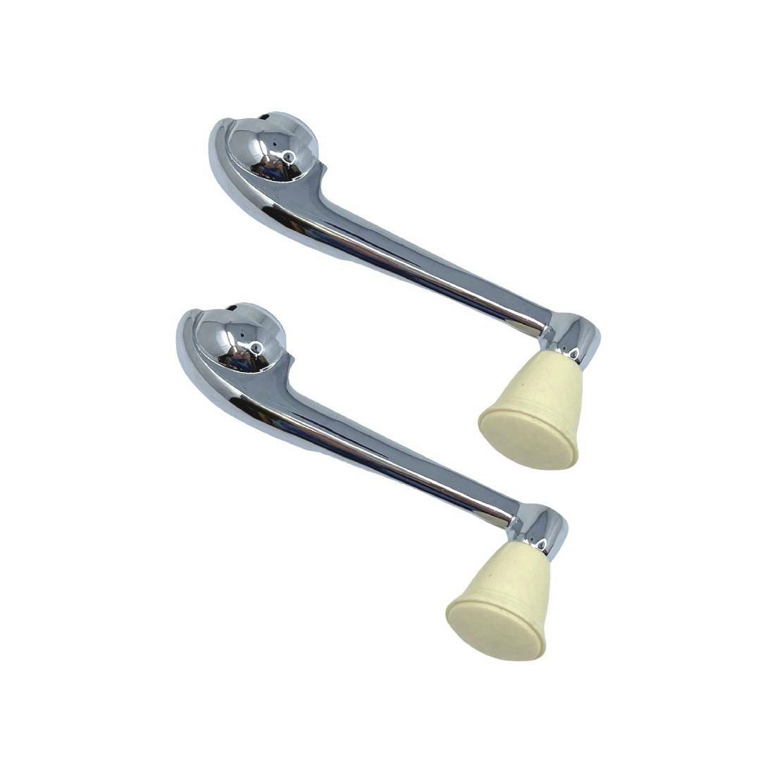 Euromax Ivory Window Crank Handle for 55-67 VW Beetle - 2 Pack - 113837581E