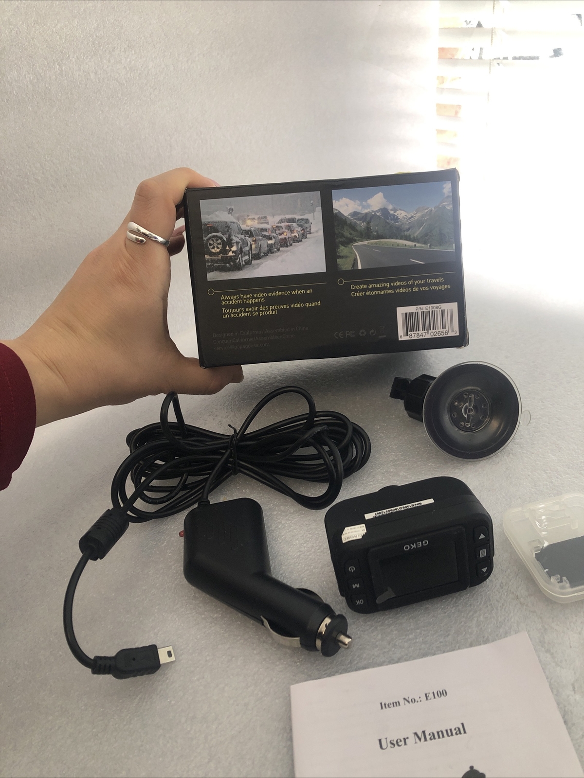 MINT GEKO E100 Dash Cam - Black