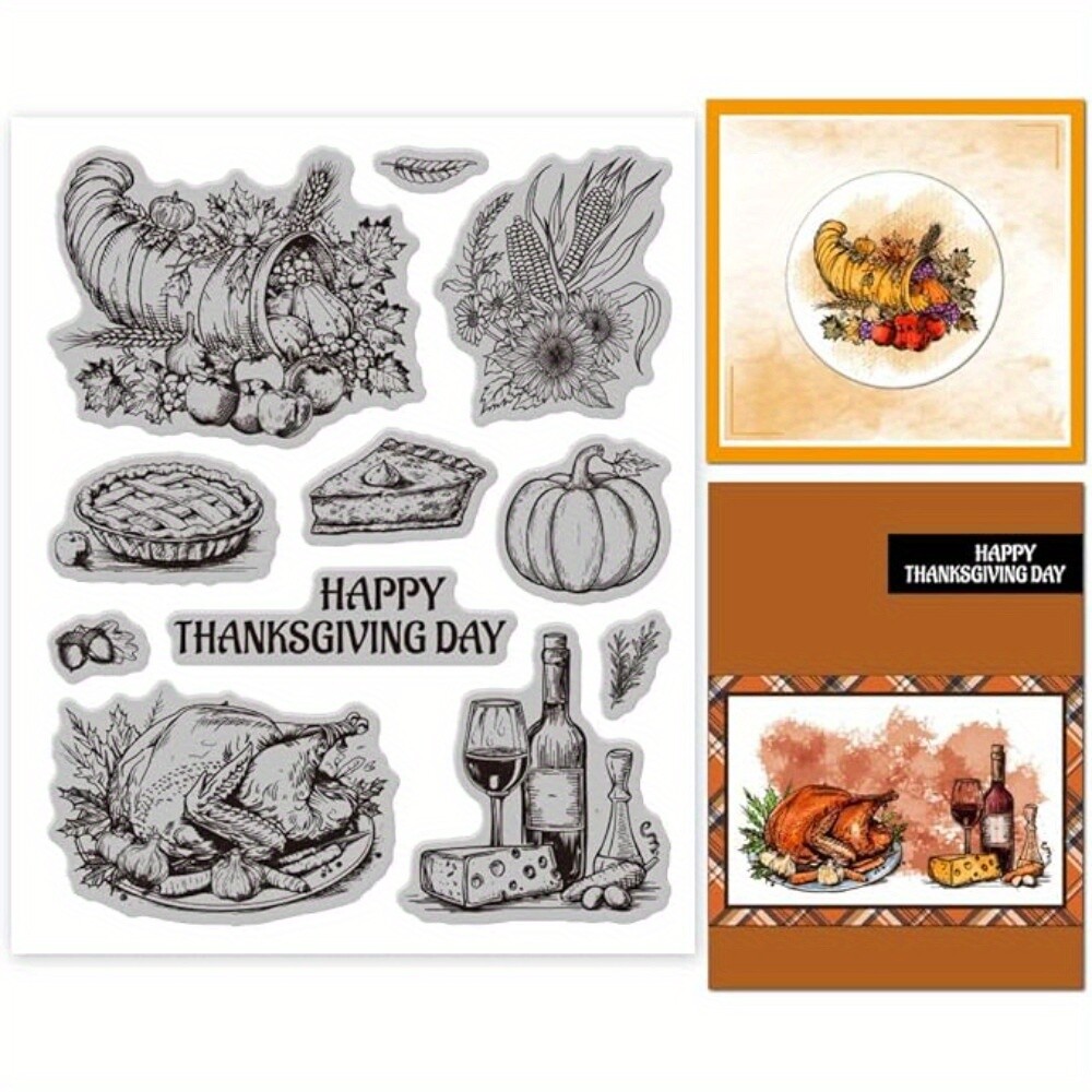 1pc Rubber Clear Stamps for Card Making tion Scrapbooking Mixed Shapes