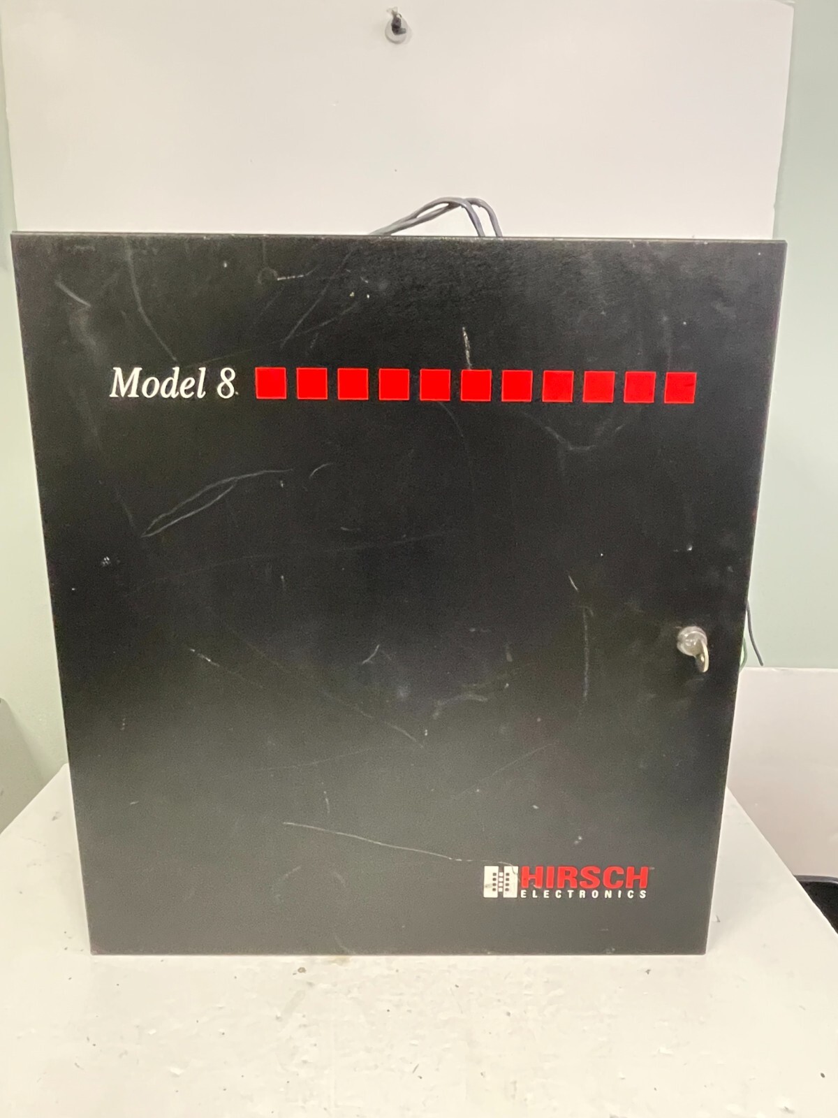 Hirsch Electronics Model 8 M8 8-Door Controller Panel Alarm System w/ Key