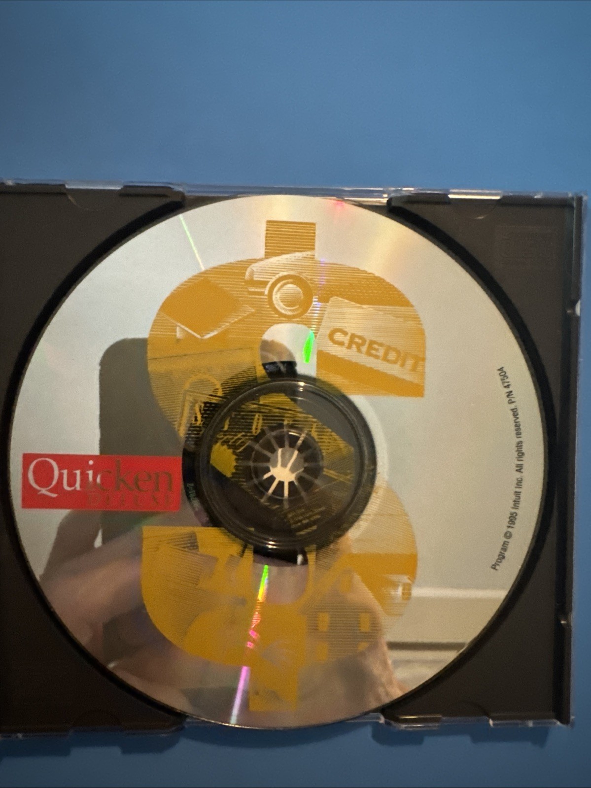 1995 Quicken Deluxe Software CD Preowned Very Good Condition