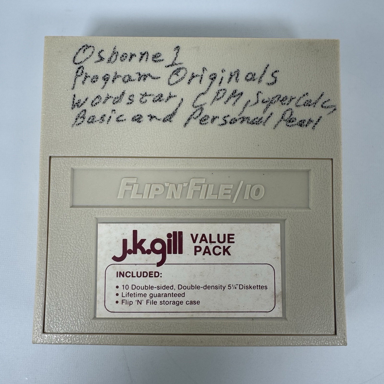 1981 Osborne Computer Floppy Disk Supercalc Personal Pearl Wordstar Software