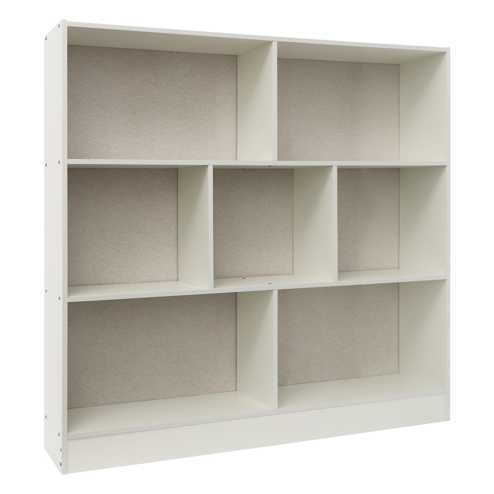 3-tier Open Shelf Bookcase 7 Cubes Storage Shelf For Home Organizer and Display