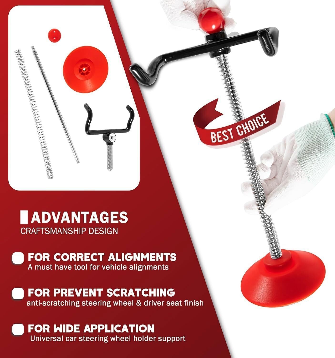 Car Alignment Rack Steering Wheel Leveling Holder 14-inch Stand Alignment Tool