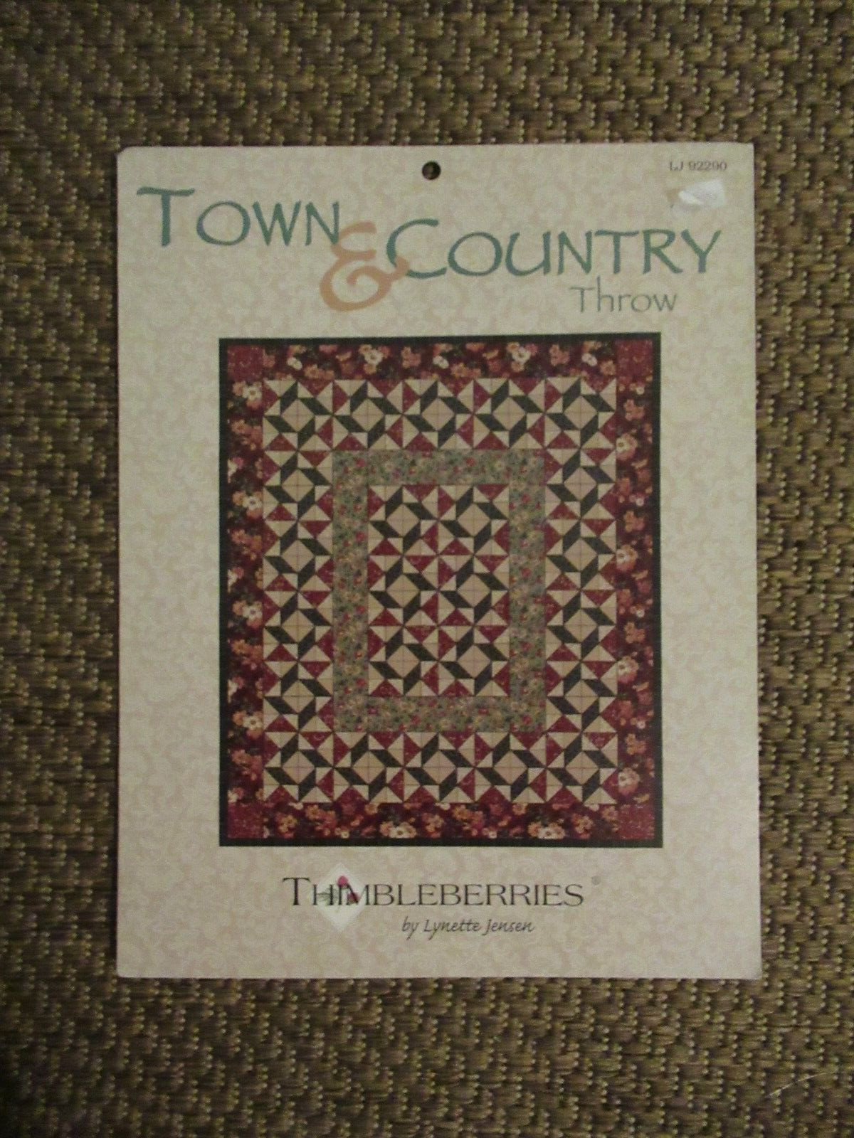 Town & Country Throw Thimbleberries by Lynette Jensen Quilt Pattern NEW