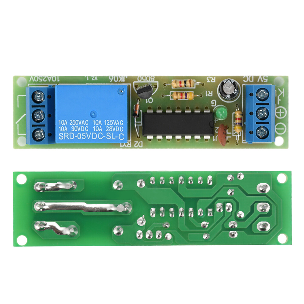 DC5V 1 Way Bistable Single Key Switch Relay Module High Level Self-Locking Relay