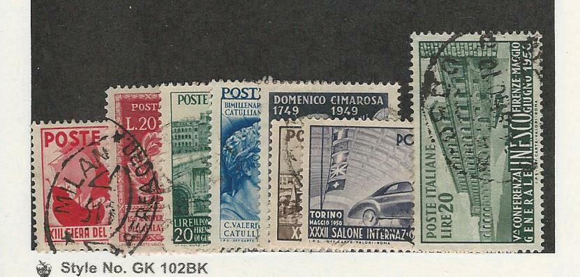 Italy, Postage Stamp, #525-526, 528-533 Used, 1949-50, JFZ