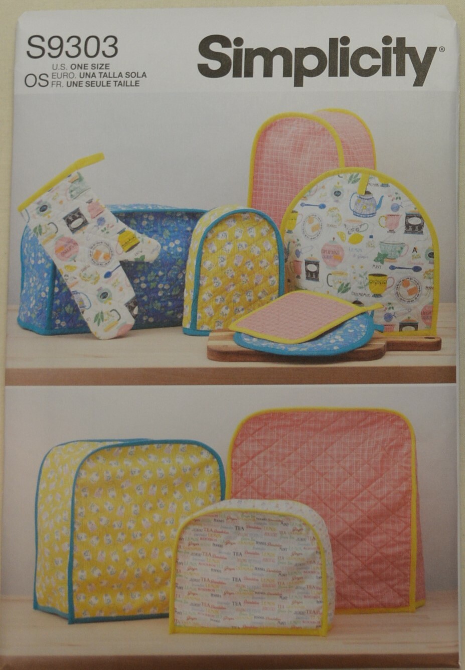 Simplicity- 9303 - Kitchen Accessories, Appliance Covers, Pot Holders and Mitt