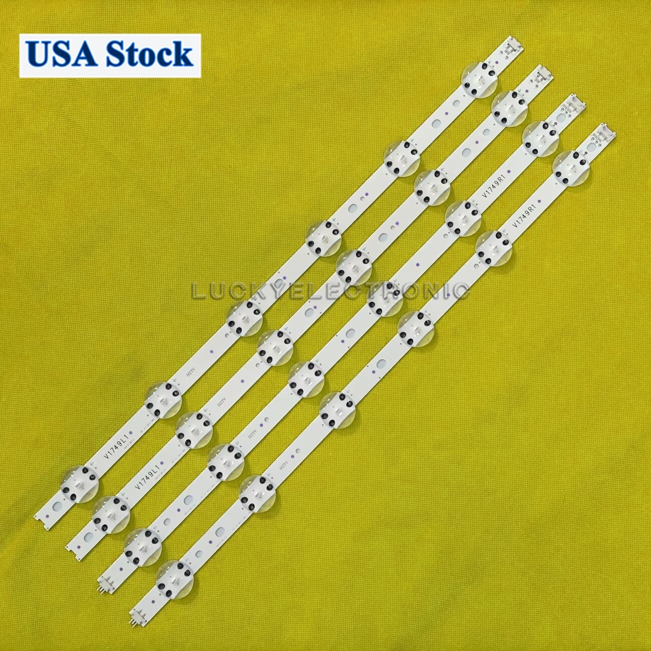 4pcs LED Backlight Strips For LG 49UJ701V 49UJ6100 49UJ6300 49UJ6307 49UJ6309