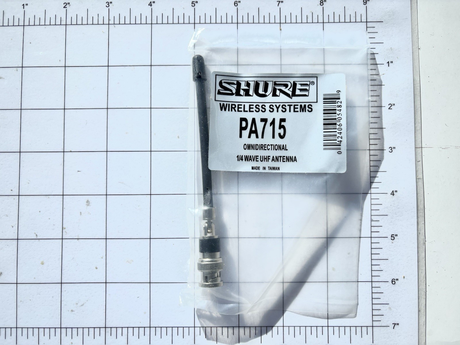 Shure PA715 1/4 wave antenna for P4T, P6T and P7T transmitters