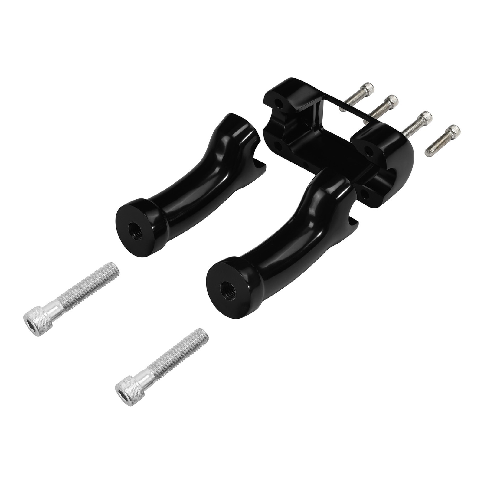 4" Handlebar Riser 1" Top Clamp Fit For Harley Softail FXBB FXBR FXBRS 2018-2024