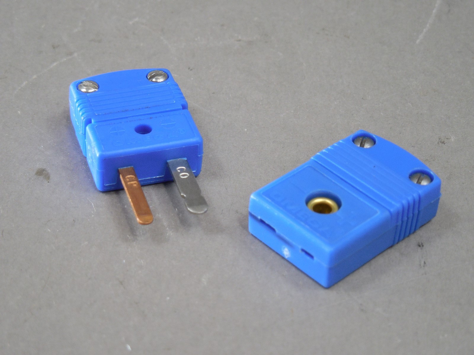 LOT of 6 Mated Omega Miniature Thermocouple Connectors SMPW-CC-T-M & SMPW-CC-T-F