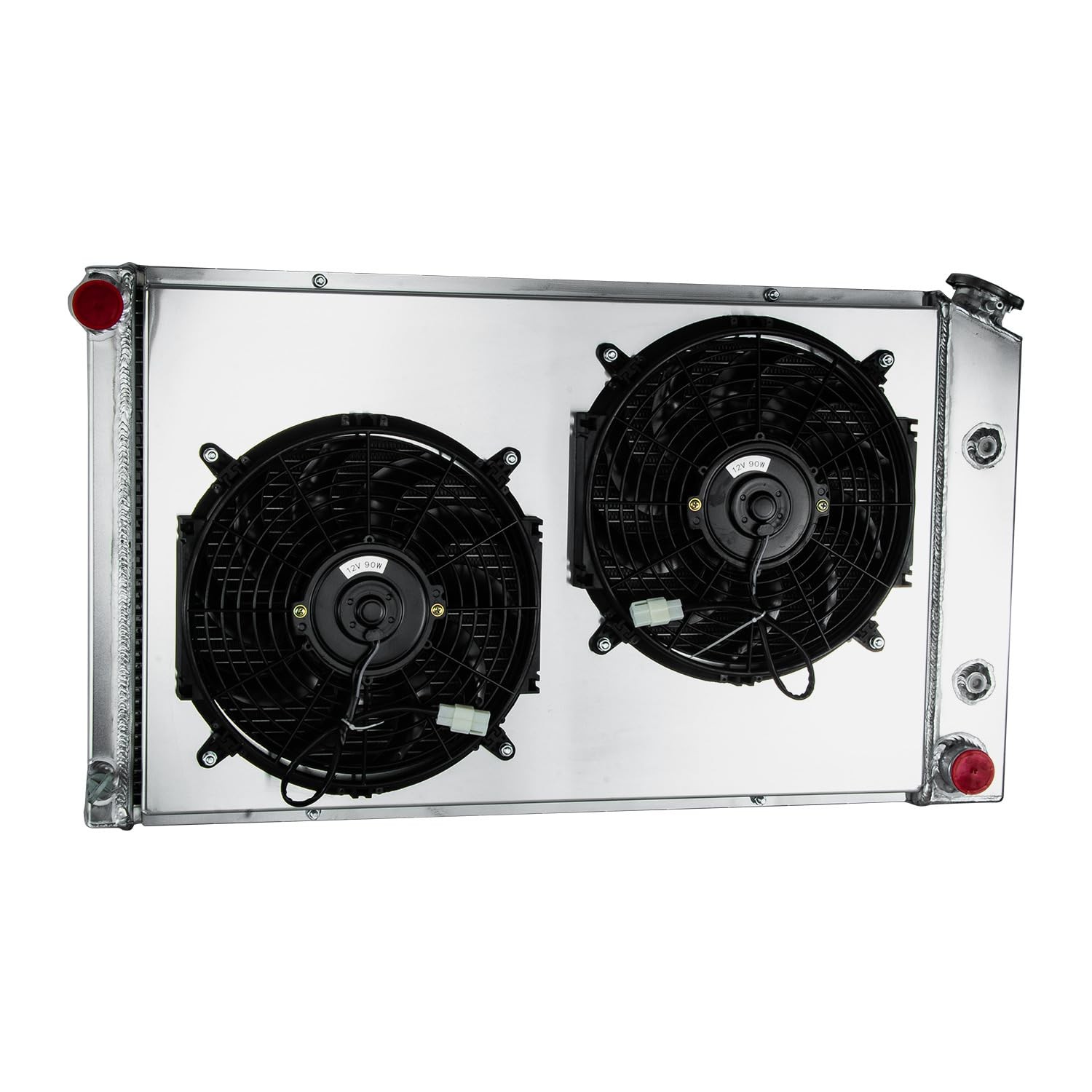 Aluminum Radiator Shroud and Fan for Firebird 1974-1981 V6 V8