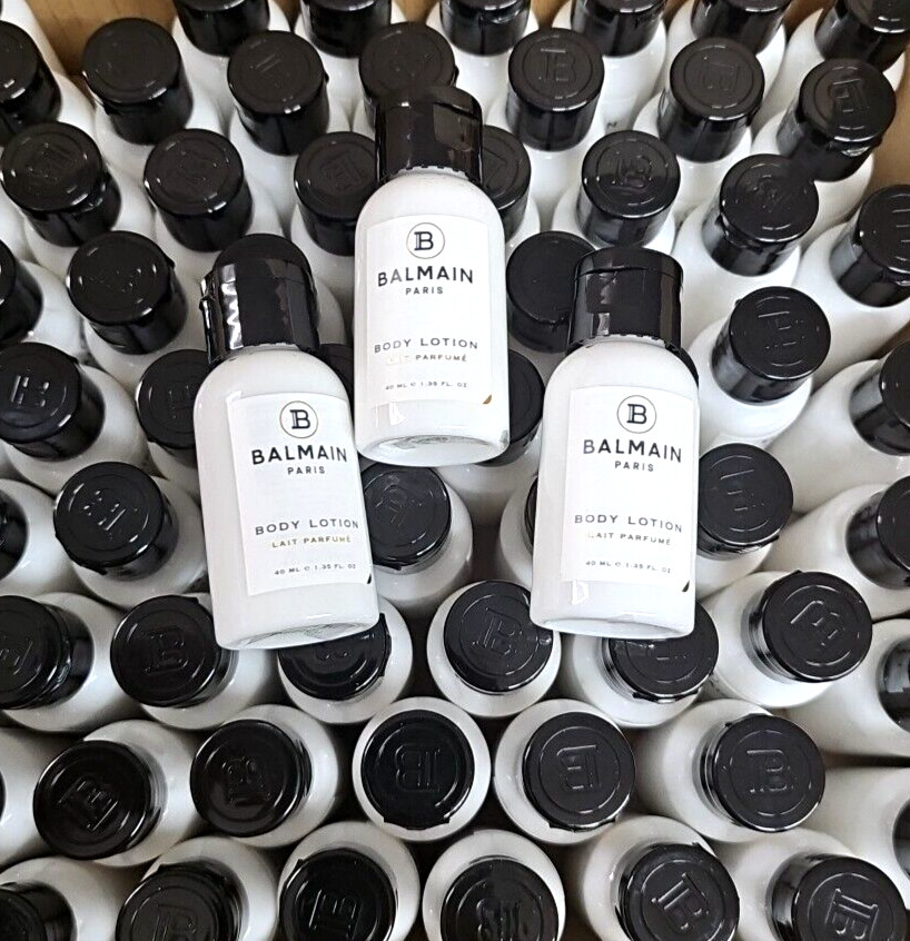 Lot of 20 pack BALMAIN Body Lotion  40ml -1.35 oz Travel Hotel Size