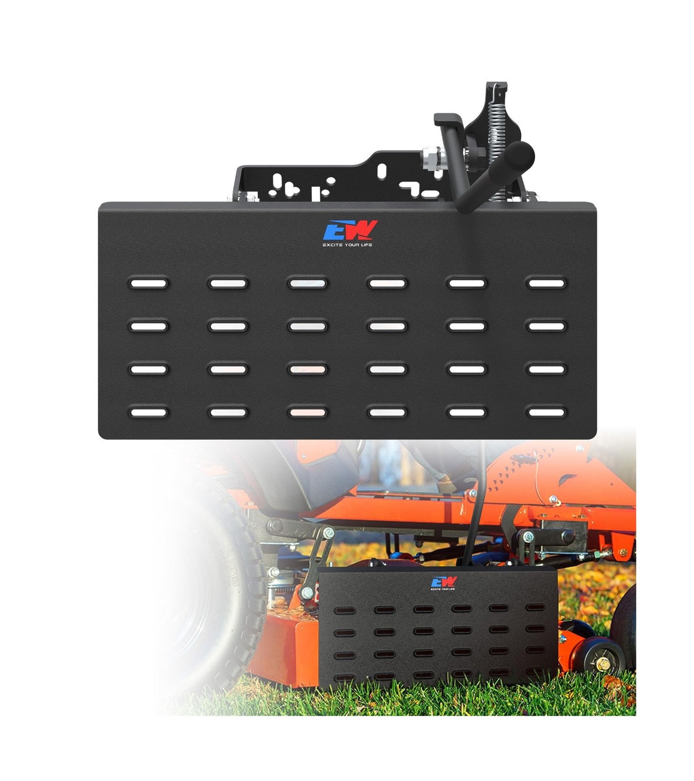 ELITEWILL Quick Mower Chute Blocker Fit for Ferris, Exmark, Gravely, Hustler ...