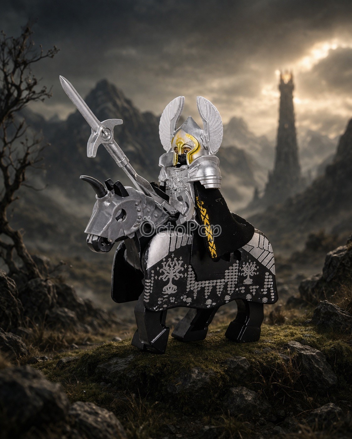 Custom LEGO Lord Of The Rings Knights of Gondor Vanguard - Moc LOTR Minifig