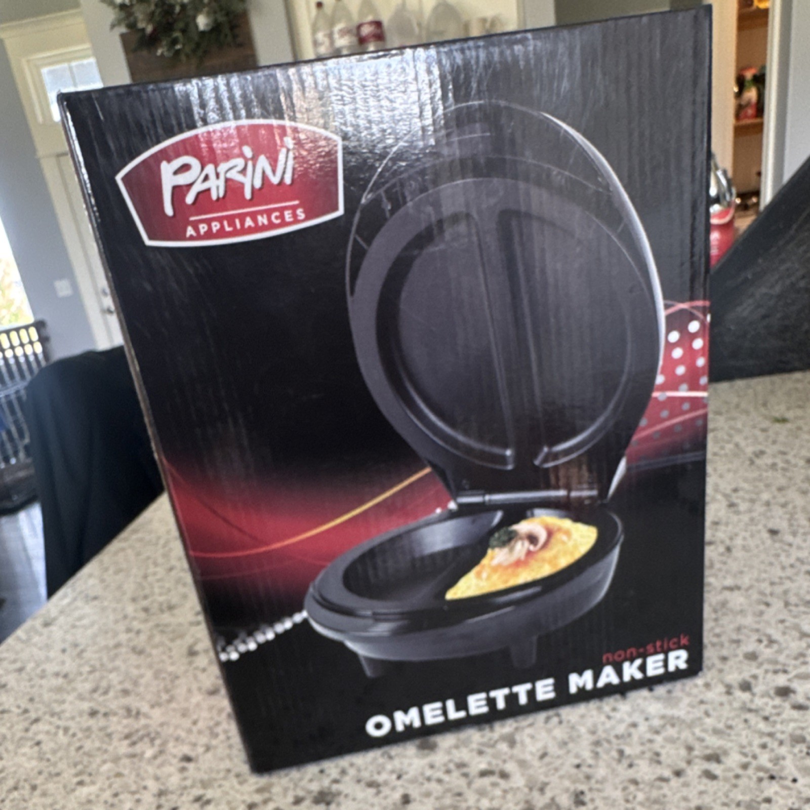 Parini Nonstick Omelette Maker, Black