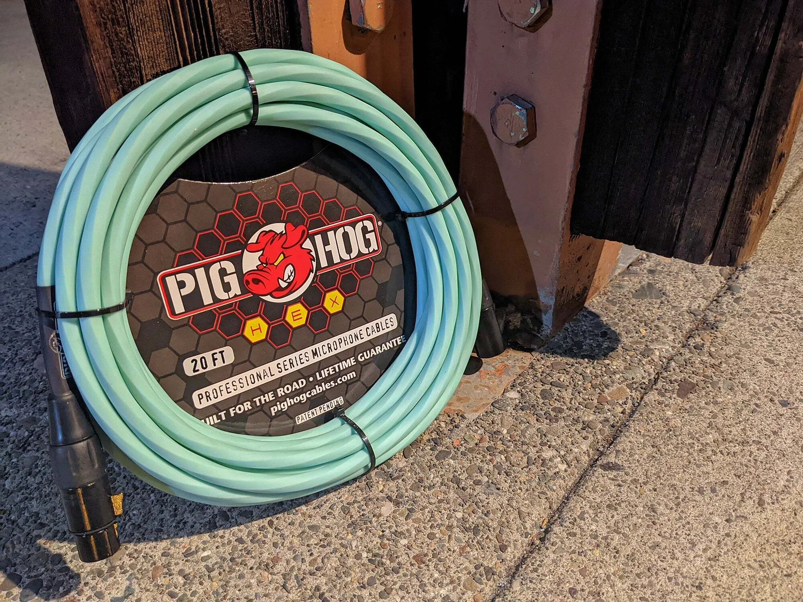PIG HOG HEX MIC CABLE 20'