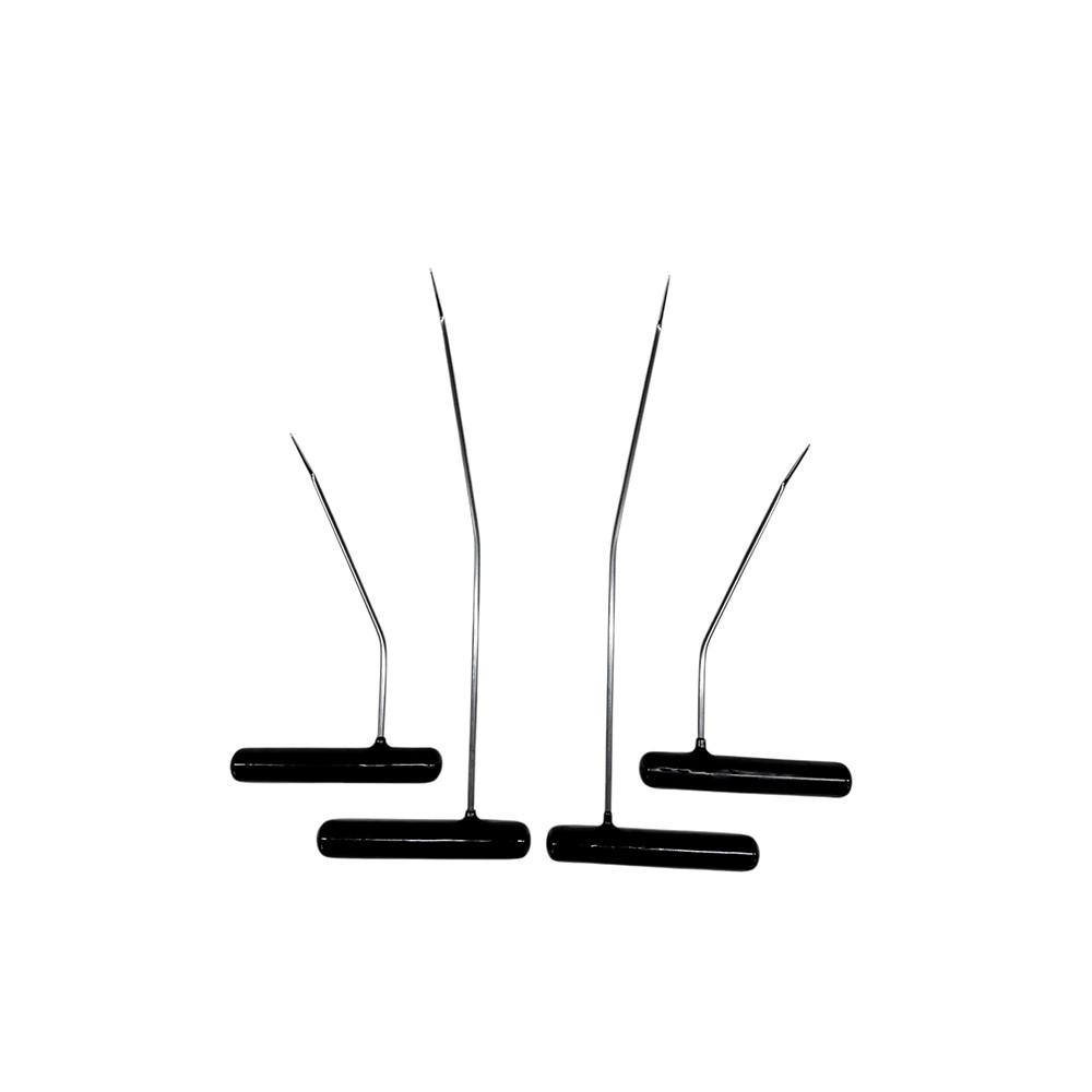 PDR Tools – Kobe Edition | 4-Piece Double-Bend Round Tip Paintless Dent Repair